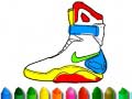 खेल Back To School: Shoe Coloring
