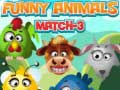 खेल Funny Animals Match 3