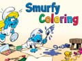 खेल Smurfy Coloring