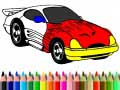 खेल Back To School: Muscle Car Coloring