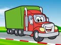 खेल Happy Trucks Coloring