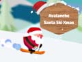 ગેમ Avalanche Santa Ski Xmas