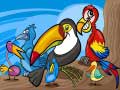 खेल Exotic Birds Coloring