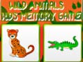 खेल Wild Animals Kids Memory game