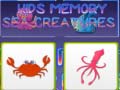 खेल Kids Memory Sea Creatures