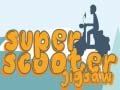 खेल Super Scooter Jigsaw