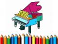 खेल Back To School: Piano Coloring Book