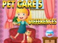 ગેમ Pet Care 5 Differences