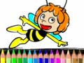 खेल Back To School Maja the Bee Coloring Book