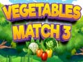 खेल Vegetables match 3