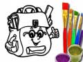 खेल Back To School: School Bag Coloring Book