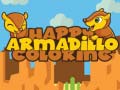 खेल Happy Armadillo Coloring