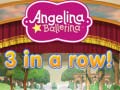 खेल Angelina Ballerina 3 in a Row