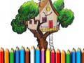 ಗೇಮ್ Tree House Coloring Book