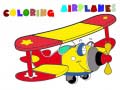 खेल Coloring Book Airplane