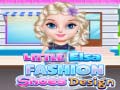 खेल Little Elsa Fashion Shoes Design