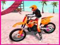 खेल Motocross Beach Jumping Bike Stunt