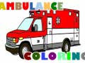 खेल Ambulance Trucks Coloring Pages