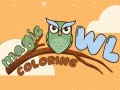 खेल Magic Owl Coloring