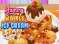 खेल Yummy Waffle Ice Cream