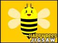 खेल Happy Bees Jigsaw