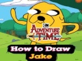 खेल Adventure Time How to Draw Jake