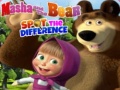 खेल Masha and the Bear Spot The difference