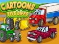 खेल Cartoons Five Diffs