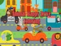 खेल Animal Happy Drive Coloring