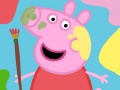 खेल Cute Pigs Paint Box