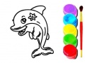 விளையாட்டு Dolphin Coloring Book