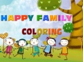 खेल Happy Family Coloring 