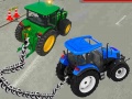 खेल Chained Tractor Towing Simulator