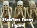 खेल Skeletons Funny Jigsaw