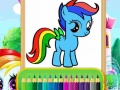 खेल Wonder Pony Coloring