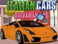 खेल Italian Cars Differences