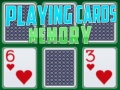 खेल Playing Cards Memory