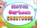 खेल Match Cartoon Creatures