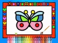 ಗೇಮ್ Color and Decorate Butterflies