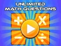 ಗೇಮ್ Unlimited Math Questions