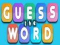 खेल Guess The Word