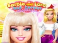 खेल Barbie and Lara Red Carpet Challenge