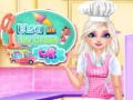 खेल Elsa With Ice Cream Car