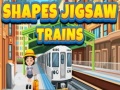 ગેમ Shapes jigsaw trains