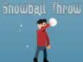 ગેમ Snowball Throw