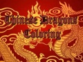 खेल Chinese Dragons Coloring