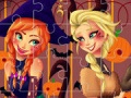 ಗೇಮ್ Princess Halloween Jigsaw