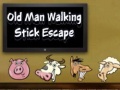 खेल Old Man Walking Stick Escape