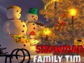 खेल Snowman Family Time