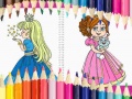खेल Beautiful Princess Coloring Book